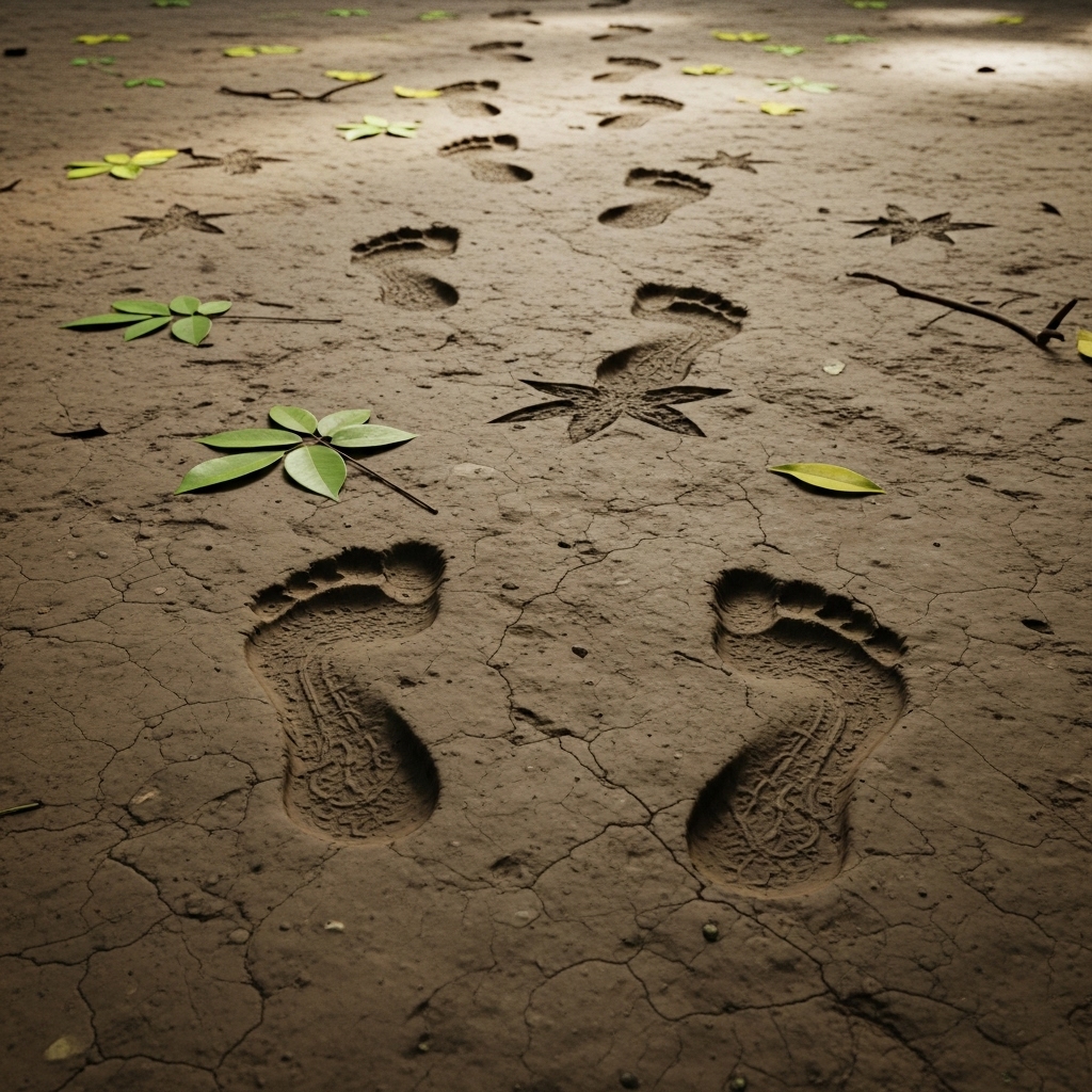 Lantai Tanah dan Jejak Belimbing Hutan