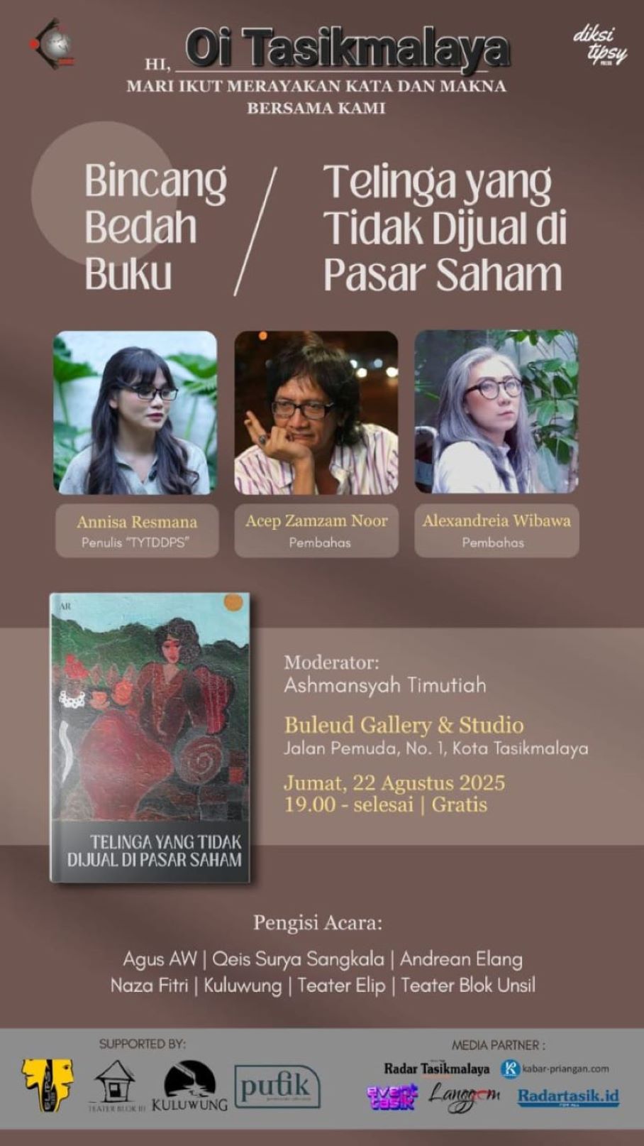 Telinga yang Tidak Dijual di Pasar Saham launcing 2