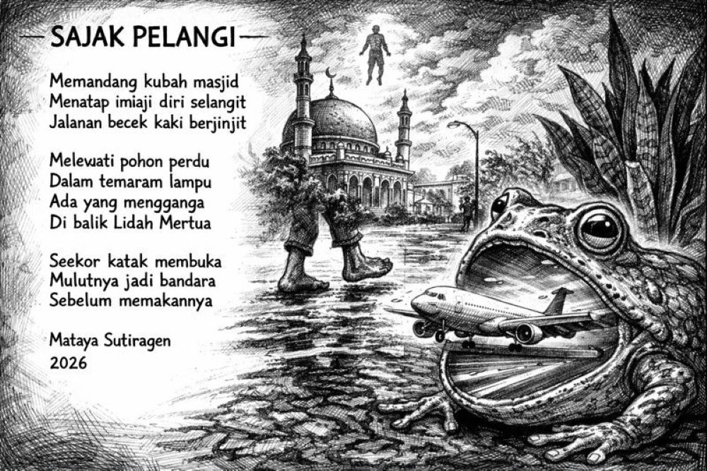 ilustrasi Sajak Pelangi