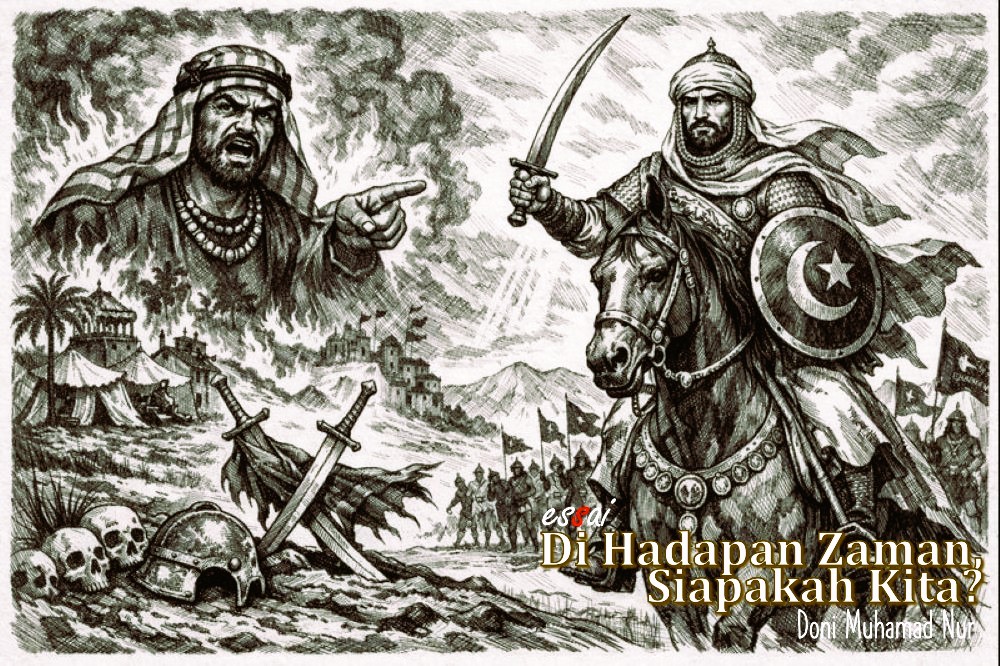 ilustrasi tulisan essai doni m nur