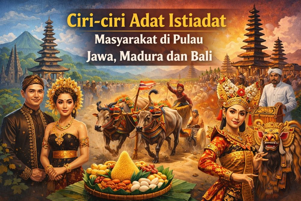 Cara-ciri Adat Istiadat Masyarakat di Pulau Jawa, Madura dan Bali