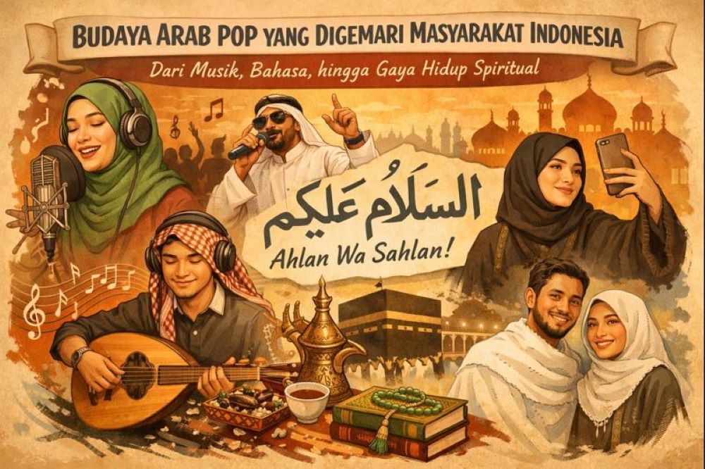 Budaya Arab Pop yang Digemari Masyarakat Indonesia: Dari Musik, Bahasa, hingga Gaya Hidup Spiritual