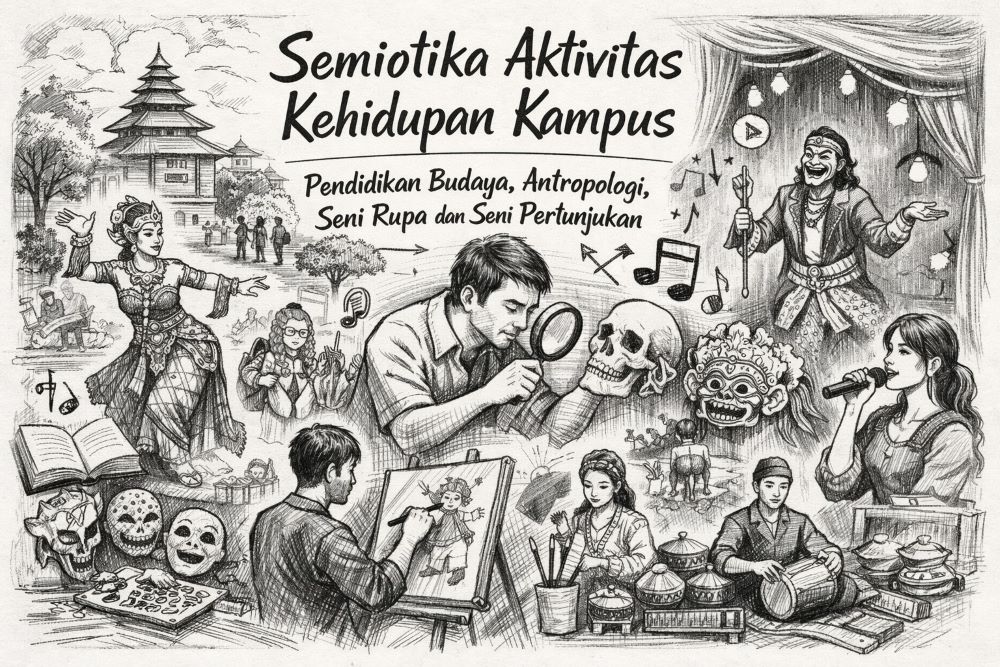 Semiotika Aktivitas Kehidupan Kampus Pendidikan Budaya, Antropologi, Seni Rupa dan Seni Pertunjukan