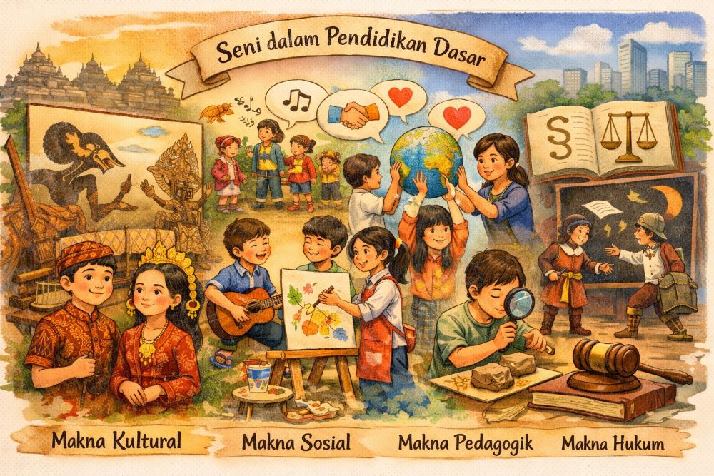 Makna Krusial Kultural, Sosial, dan Pedagogik dalam Pendidikan Dasar Seni secara Alami di Era Kekinian