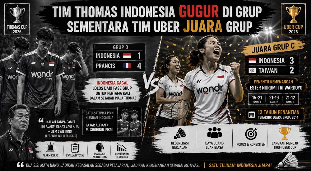 ilustrasi thomas dan uber tim Indonesia 2026 denmark