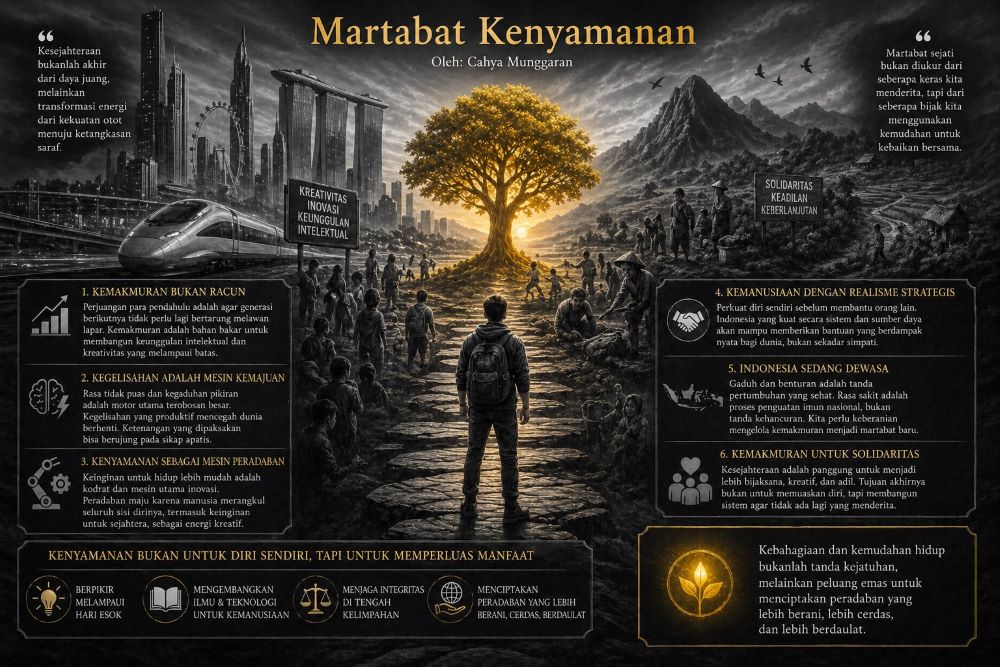 martabat kenyamanan essai Cahya Munggaran kosapoin