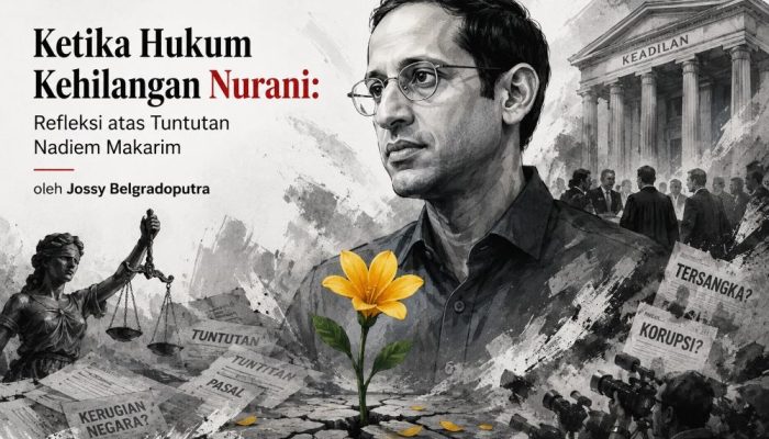 Ketika Hukum Kehilangan Nurani Refleksi atas Tuntutan Nadiem Makarim
