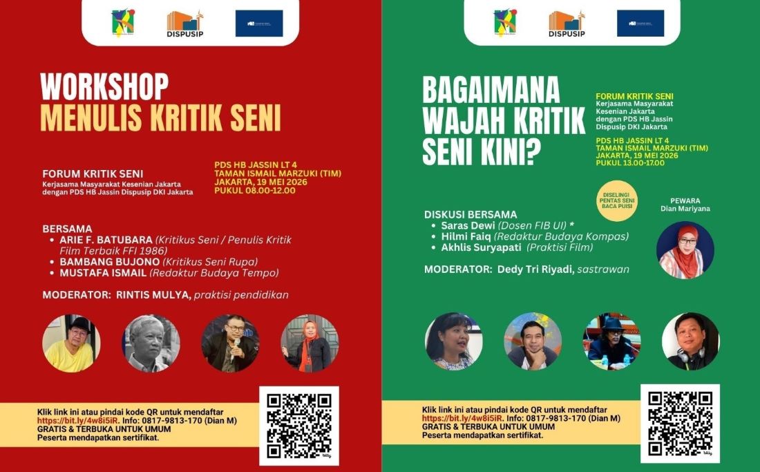 MKJ Gelar Forum Kritik Seni Jakarta Bahas Masa Depan Kritik Seni di Era Digital