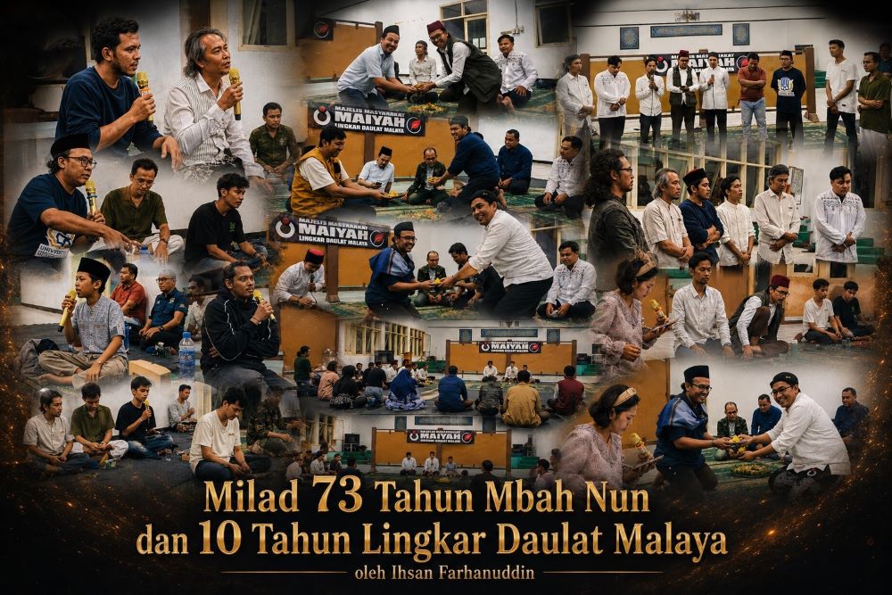 Milad 73 Tahun Mbah Nun dan 10 Tahun Lingkar Daulat Malaya