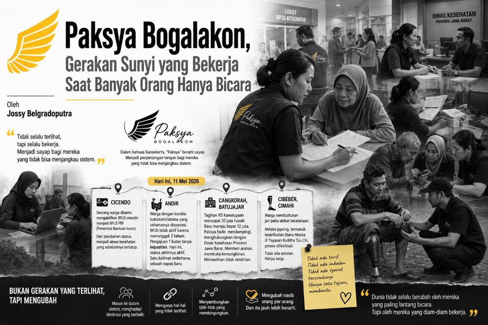 Paksya Bogalakon, Gerakan Sunyi yang Bekerja Saat Banyak Orang Hanya Bicara