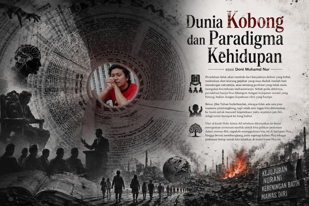 dunia kobong dan paradigma kehidupan essai Doni Muhamad Nur kosapoin.com