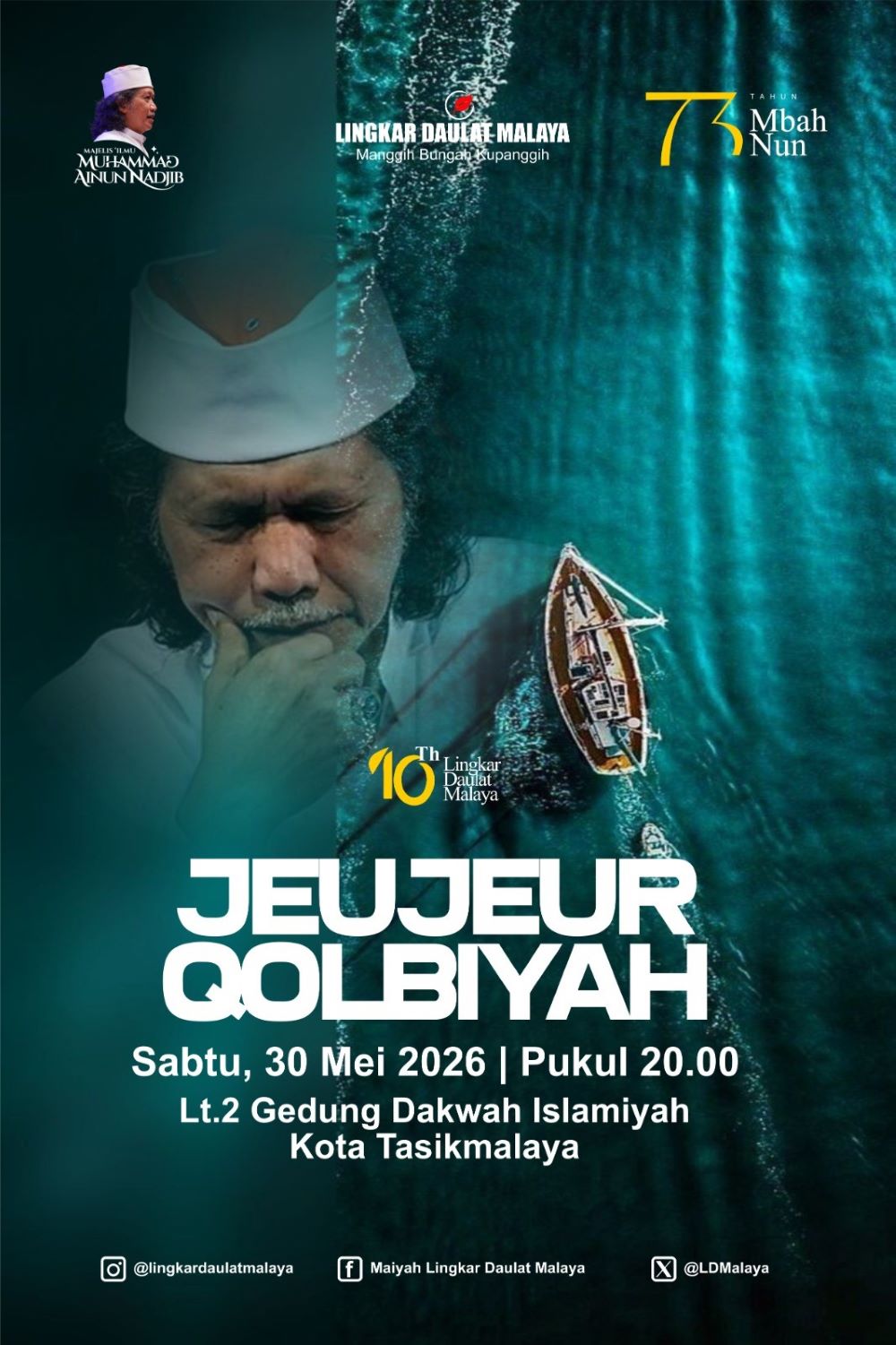 maiyah poster ultah mbah nun 1