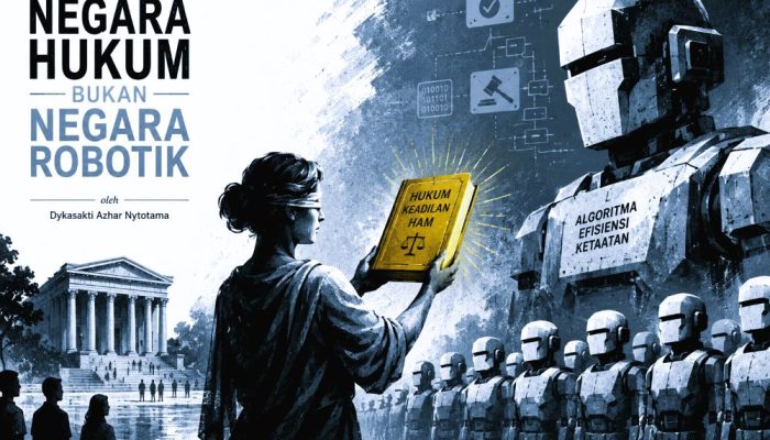 NEGARA HUKUM BUKAN NEGARA ROBOTIK Dykasakti Azhar Nytotama