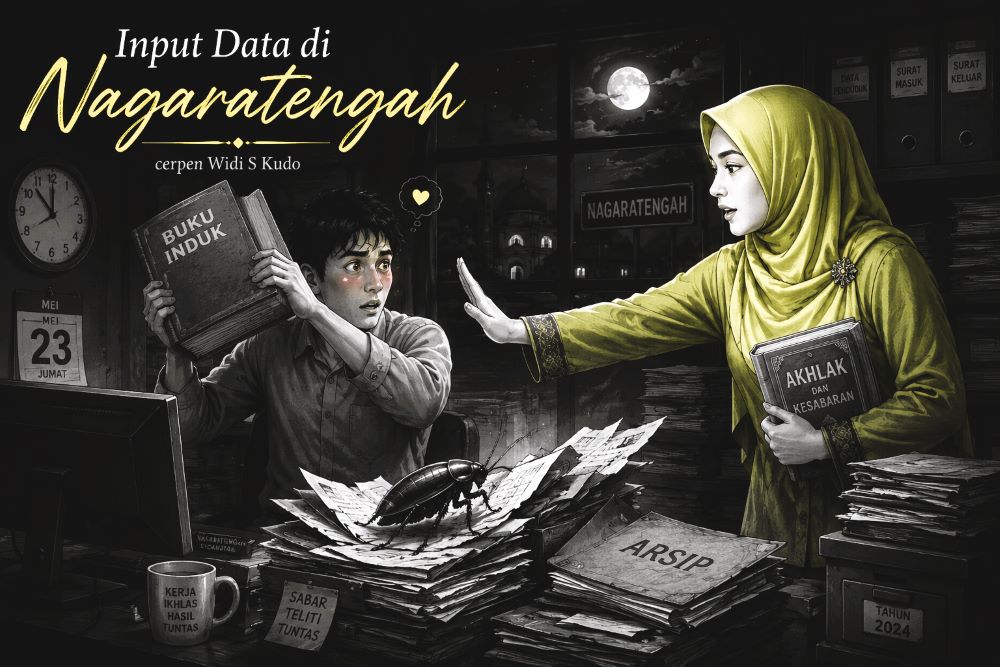 Input Data di Nagaratengah cerpen Widi S Kudo
