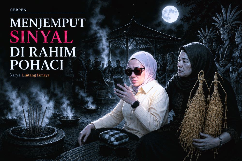 MENJEMPUT SINYAL DI RAHIM POHACI karya Lintang ismaya