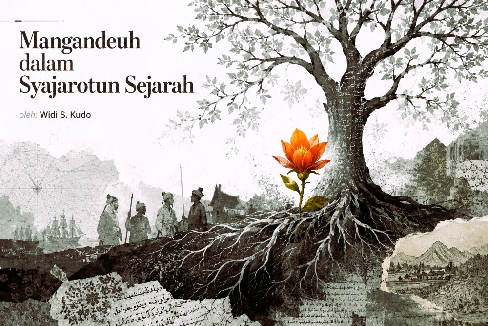 Mangandeuh dalam Syajarotun Sejarah oleh Widi S Kudo