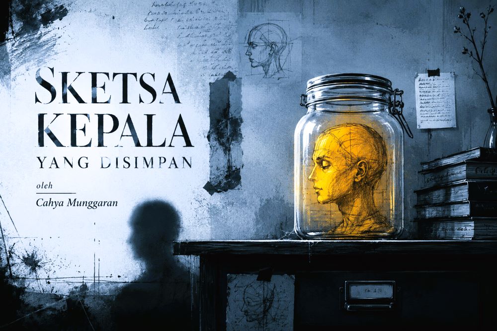 SKETSA KEPALA YANG DISIMPAN