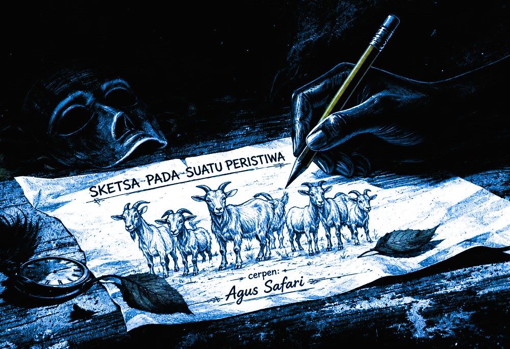 cerpen SKETSA PADA SUATU PERISTIWA karya Agus Safari