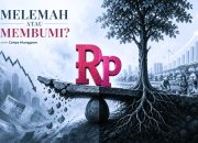 melemah atau membumi