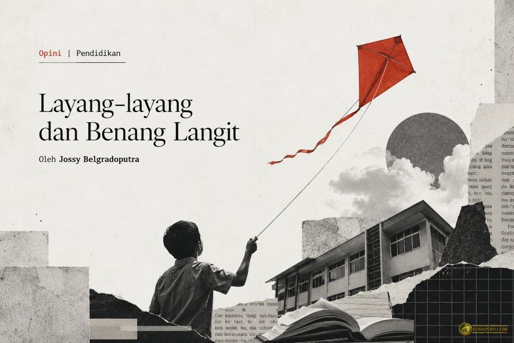 Layang layang dan Benang Langit