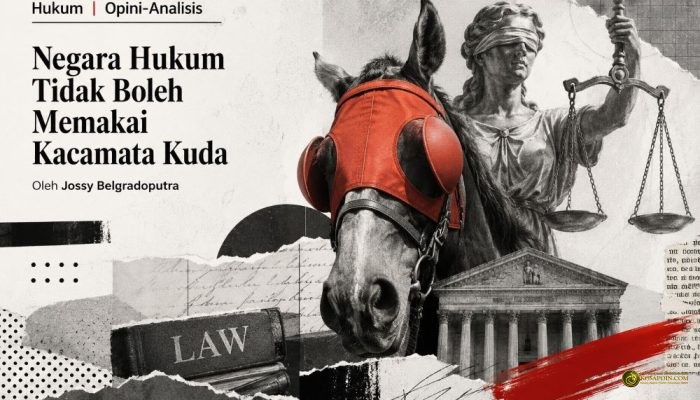 Negara Hukum tidak boleh memakai kacamata kuda