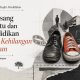 sepasang sepatu dan pendidikan yang kehilangan ukuran