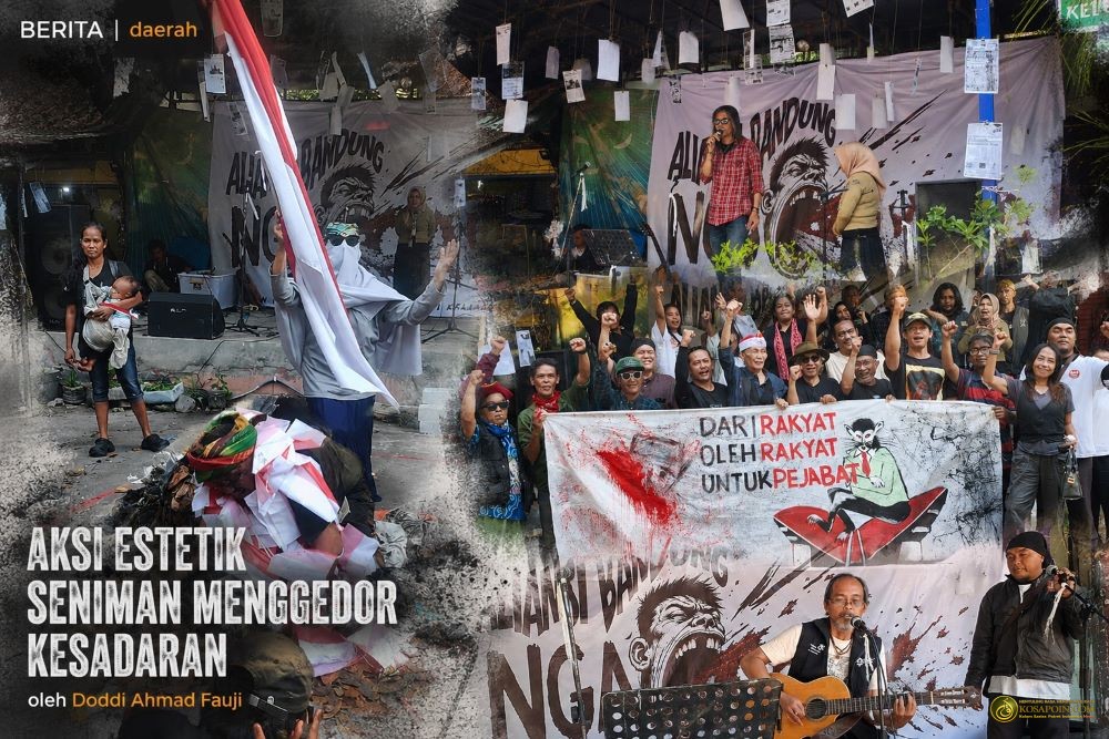 aksi estetik seniman menggedor kesadaran