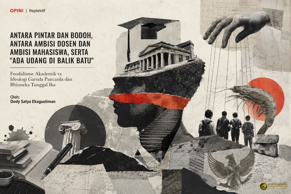 ANTARA PINTAR DAN BODOH, ANTARA AMBISI DOSEN DAN AMBISI MAHASISWA, SERTA “ADA UDANG DI BALIK BATU”