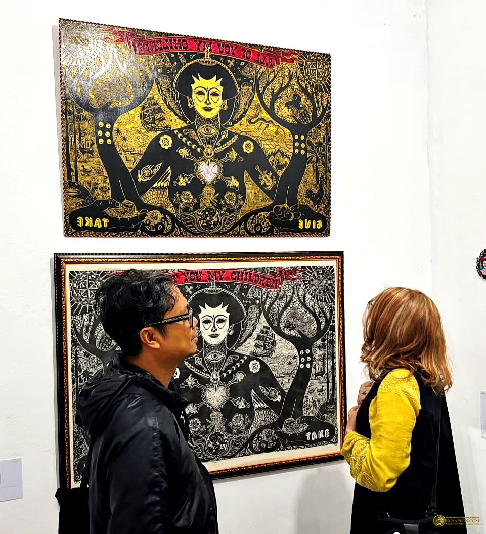 Sajadah, Babi, dan Pengantin Jawa: Satire Spiritual dan Otokritik Cak Ucup di Pameran "SISI SRI" PAMER 3