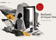 berhenti di depan pintu