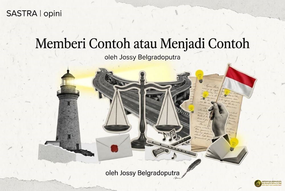 memberi contoh atau menjadi contoh