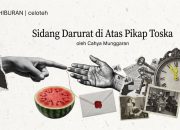 sidang darursat di atas pikap toska